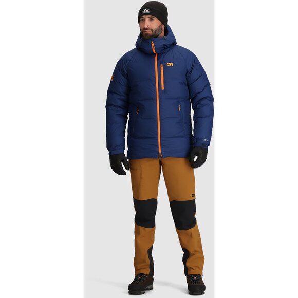 Outdoor Research Men's Alpine Down Parka - XL/Navy NEW! - Picture 6 of 6